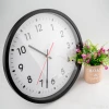 Часы настенные "Классика" (340х340х40, белый/чёрный, Fancy70)