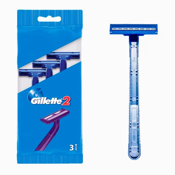 Станок для бритья "GILLETTE 2" одноразовые (3 шт)