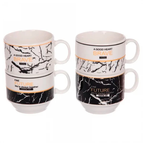 Набор кружек 200мл на подставке 1/5 7494 Набор кружек 200мл на подставке 1/5 7494