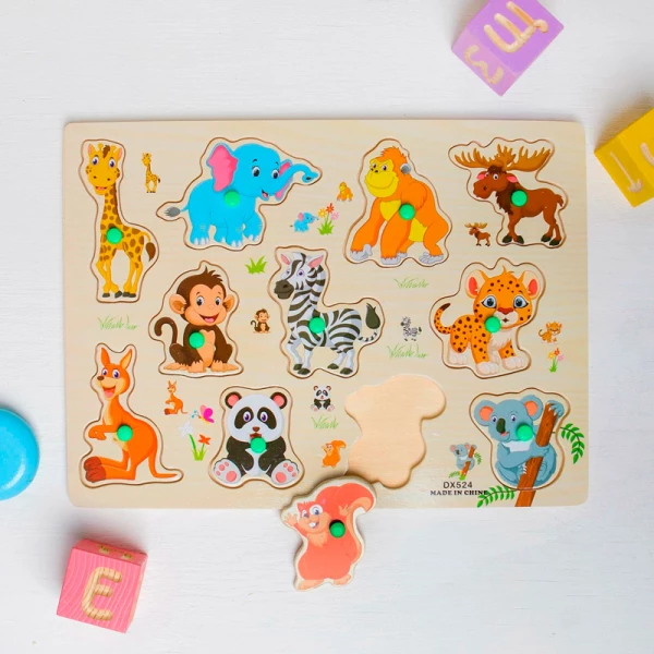 Деревянная игрушка. Рамка-вкладыш (21х29,7см) "ЖИВОТНЫЕ АФРИКИ" (арт. G276) Деревянная игрушка. Рамка-вкладыш (21х29,7см) "ЖИВОТНЫЕ АФРИКИ" (арт. G276)