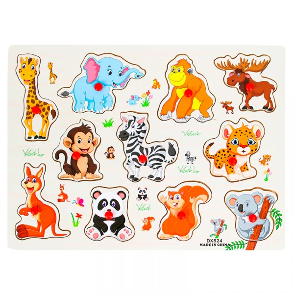 Деревянная игрушка. Рамка-вкладыш (21х29,7см) "ЖИВОТНЫЕ АФРИКИ" (арт. G276) Деревянная игрушка. Рамка-вкладыш (21х29,7см) "ЖИВОТНЫЕ АФРИКИ" (арт. G276)