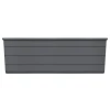 Кашпо на перила 585х280х200мм большое (графитовый)