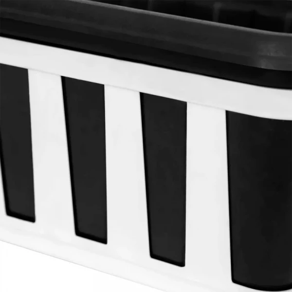 Горшок для цветов "Страйп" прямоугольный с поддоном Горшок для цветов "Страйп" прямоугольный с поддоном