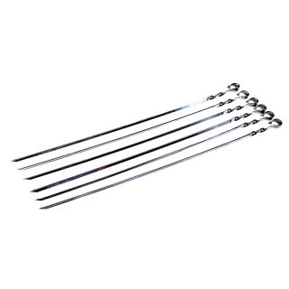 Набор угловых шампуров 620х10х1 мм 6 шт. в чехле, нержавеющая сталь, ROYALGRILL™