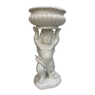 Кашпо большое "Ангел с чашей" арт.341