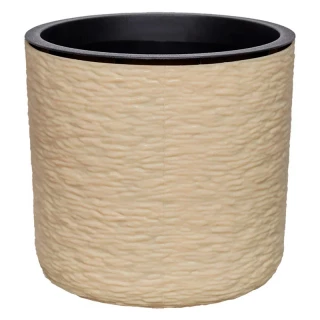 Кашпо для цветов с внутр.горшком Сланит (цветной)