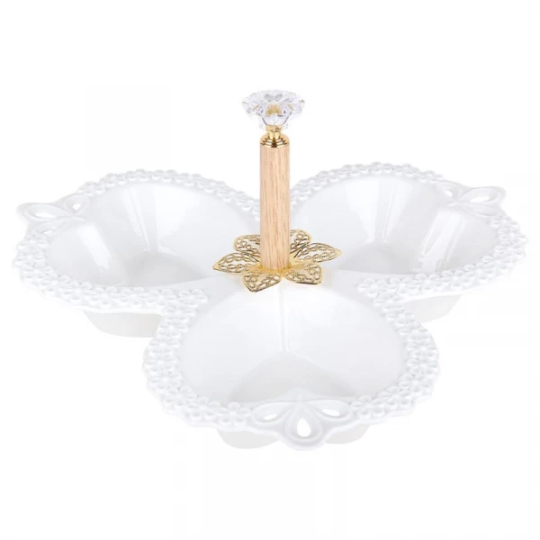 Менажница 3-х секционная 25см Менажница 3-х секционная 25см