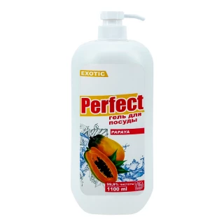 Гель для мытья посуды «Perfect» PAPAYA 1100 мл